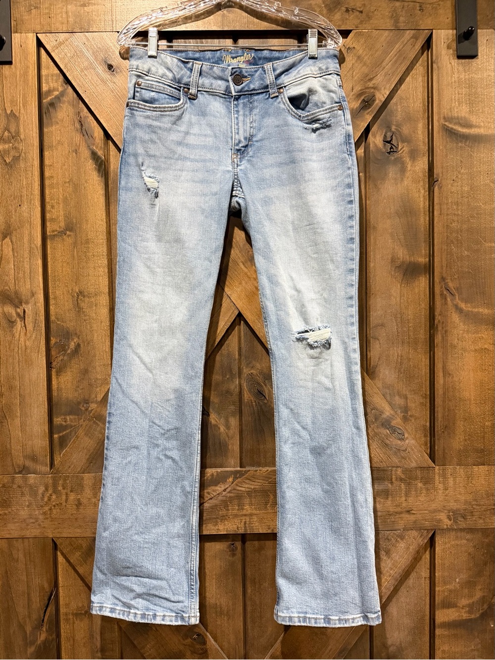 EUC Wrangler Retro Bootcut Light Wash Jeans